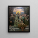 Morning Star - Pedro Sáenz — framed artwork on a wall