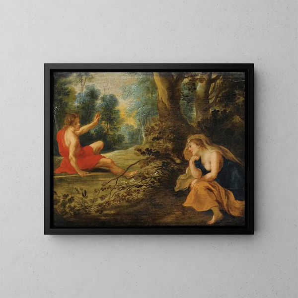Céphale et Procris - Peeter Simons — framed artwork on a wall