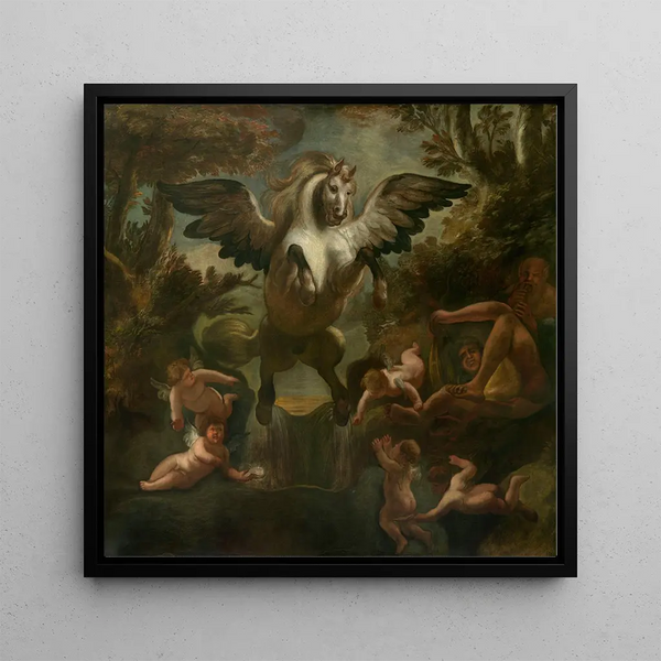 Pégase Painting - Jacob Jordaens — framed artwork on a wall