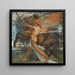 Pegasus - Walter Crane — framed artwork on a wall