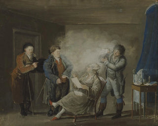 Pendant que la perruque est poudrée - Pehr Nordquist — artwork view