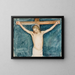 Crucifixion - Pekka Halonen — framed artwork on a wall