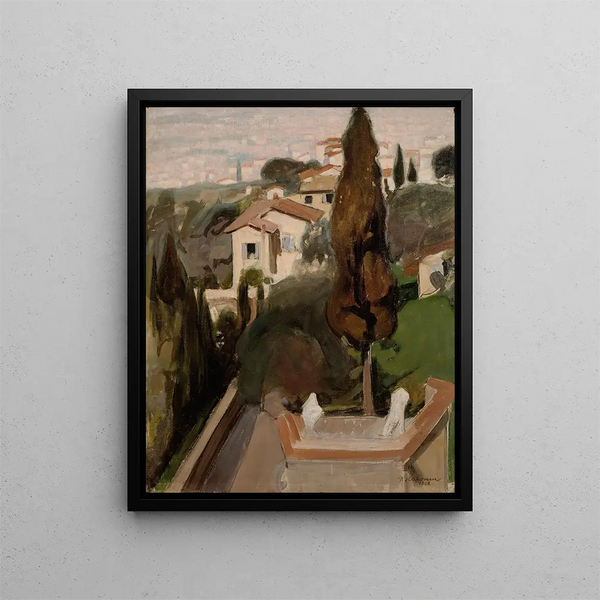 Fiesole Florence - Pekka Halonen — framed artwork on a wall