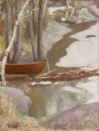 Pekka Halonen - Spring Landscape.webp