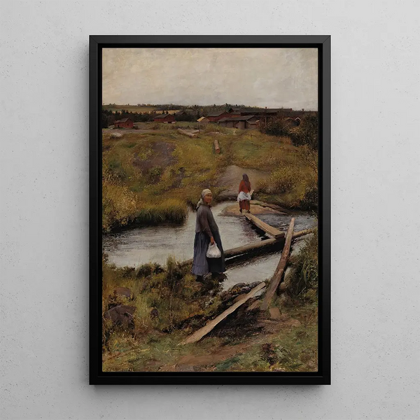 The Shortcut - Pekka Halonen — framed artwork on a wall