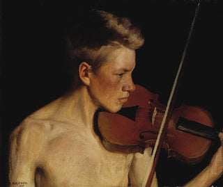 The Violinist - Pekka Halonen — artwork view