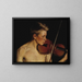 The Violinist - Pekka Halonen — framed artwork on a wall