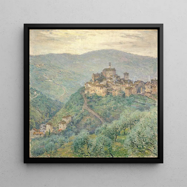 Pelago Toscane - Willard Leroy Metcalf — framed artwork on a wall