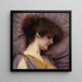 Thoughts from Afar - John William Godward — framed artwork on a wall