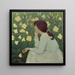 Pensées lointaines - Janet Fisher — framed artwork on a wall
