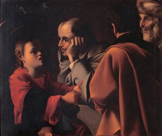 The Christ among the Doctors - Pensionante del Saraceni — artwork view