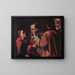 The Christ among the Doctors - Pensionante del Saraceni — framed artwork on a wall