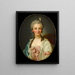 Countess Teresa Kinska Poniatowska - Per Krafft the Elder — framed artwork on a wall