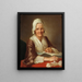 Old - Per Krafft the Elder — framed artwork on a wall