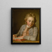 Portrait of a Boy - Per Krafft the Elder — framed artwork on a wall