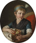 La fille de l'artiste Wilhelmina - Per Krafft l'Ancien — artwork view