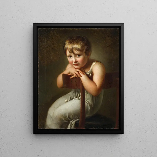 Caroline Mandorff - Per Krafft the Younger — framed artwork on a wall