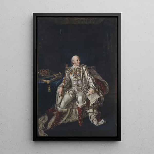 Charles XIII 1748-1818 King of Sweden and Norway - Per Krafft the Younger — framed artwork on a wall