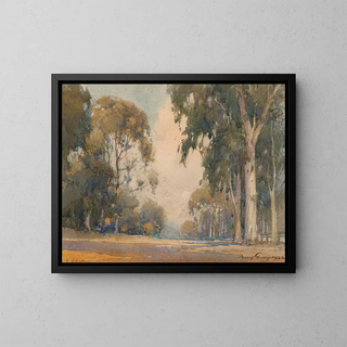 Eucalyptus - Percy Gray — framed artwork on a wall