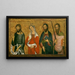 Saint John the Baptist, Saint Mary Magdalene, Saint James the Lesser, and Saint Paul - Pere Serra — framed artwork on a wall
