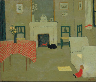 Interior living room painting - Pere Torné Esquius — artwork view