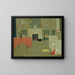 Interior living room painting - Pere Torné Esquius — framed artwork on a wall