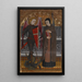 Saint Michel et Saint Amador - Pere Vall — framed artwork on a wall