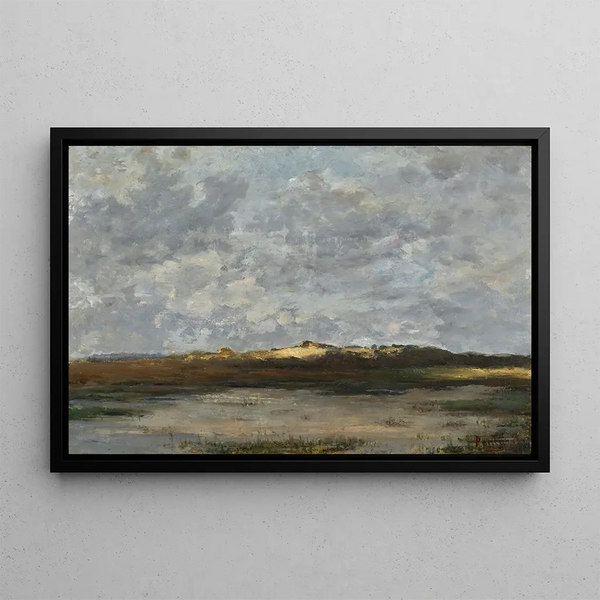 Beach - Pericles Pantazis — framed artwork on a wall