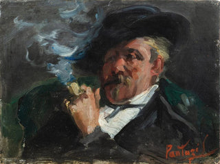 Portrait of the painter Guillaume Vogels - Pericles Pantazis — artwork view