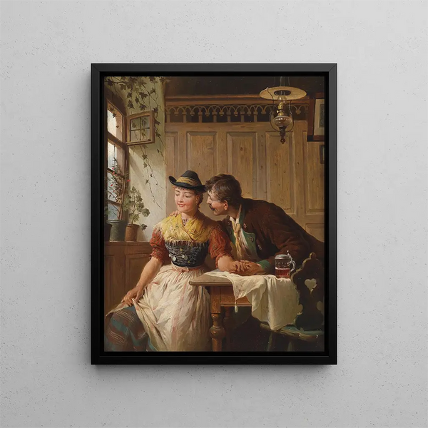 Liébelei - Peter Baumgartner — framed artwork on a wall
