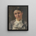 Head of Woman - Peter Bücken — framed artwork on a wall