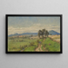 View of Unterliederbach - Peter Becker — framed artwork on a wall