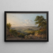View of the Muttenz quarry near Basel, Basel surroundings seen from the Muttenz quarry - Peter Birmann — framed artwork on a wall