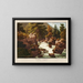 Cascade de l'Anabaptiste - Peter Birmann — framed artwork on a wall