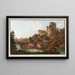 Château d'Angenstein - Peter Birmann — framed artwork on a wall