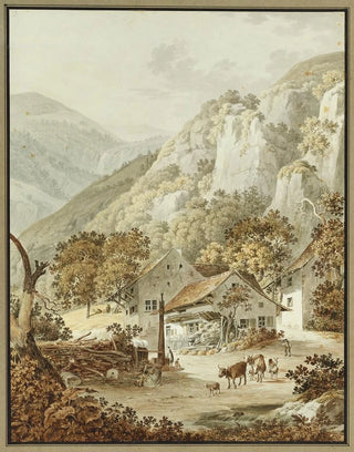 Peter Birmann - Dorfpartie im Basler Jura.webp