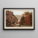 Entrance of the Val de Moutier - Peter Birmann — framed artwork on a wall