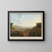 Environs of Lake Bienne - Peter Birmann — framed artwork on a wall