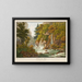 La Cape aux Mousses - Peter Birmann — framed artwork on a wall