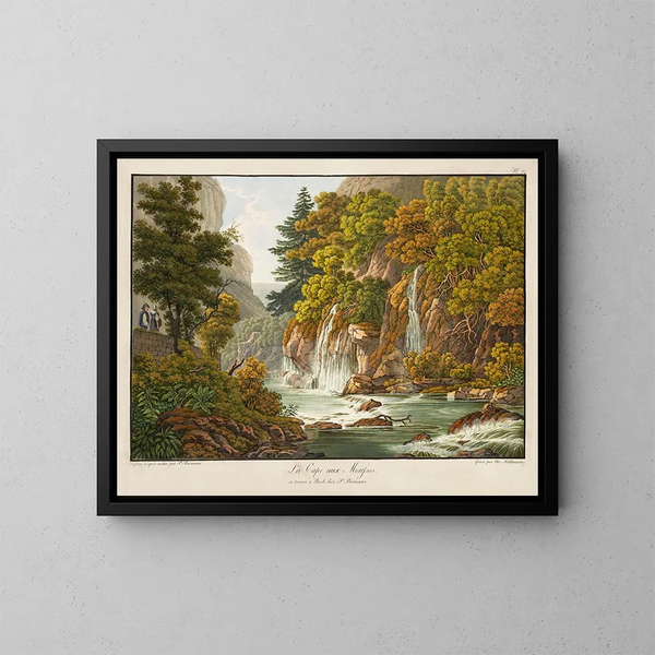 La Cape aux Mousses - Peter Birmann — framed artwork on a wall