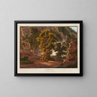 La Charbonnière - Peter Birmann — framed artwork on a wall