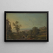 Landscape near Frascati - Peter Birmann — framed artwork on a wall
