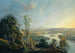 Rhin Landscape Painting near Isteinerklotz - Peter Birmann — artwork view