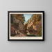 Second pont dans les roches de Court - Peter Birmann — framed artwork on a wall