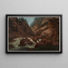 Exit of the Rocks of Court - Peter Birmann — framed artwork on a wall