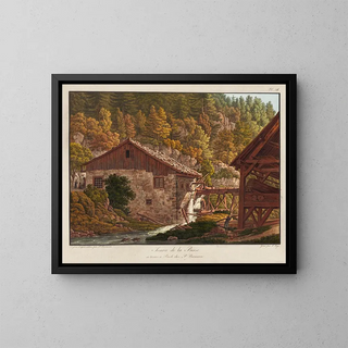 Source de la Birse - Peter Birmann — framed artwork on a wall