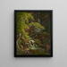 Cascade in the Münster Valley - Peter Birmann — framed artwork on a wall