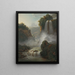 Cascade near Tivoli - Peter Birmann — framed artwork on a wall