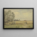 Wheat Field in Summer - Peter Burnitz — framed artwork on a wall