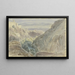Cuenca Painting - Peter Burnitz — framed artwork on a wall
